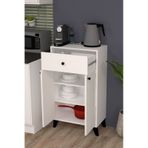 Efsun 2 Kapaklı 1 Çekmeceli Banyo Dolabı Beyaz