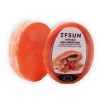 Efsun Doğal Süngerli Papaya Özlü Sabun, Papaya Sabunu, Süngerli Banyo Sabunu 135 Gr.