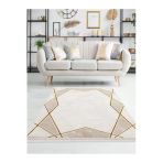 Efsun Modern Salon Ve Oturma Odası Halısı - Krem Gold Outlet Ürün 4544