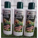 Efsun Yeşil Yapraklı Bitkiler Için Bitki Besini 3 Adet 225 Ml Sıvı Gübre Benjamin Besini Bitki Vitamini