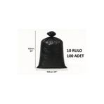 EFTAPLAST 120 lt KONTEYNER İÇİN ÇÖP POŞETİ (10 RULO-600 GR) 100X150 cm