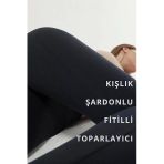 Eftelya Kışlık Fitilli Şardonlu Tayt