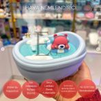 EG75 Küvet Tasarımlı Işıklı Hava Nemlendirici Buhar Makinesi ve Aroma Difüzörü - Mavi