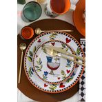 Egan Italy Cocoricò 6'lı 19 cm Turuncu Tatlı Tabağı