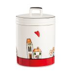 Egan Italy Le Casette Kırmızı 14x19 cm Kavanoz