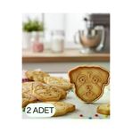 EGATOPTAN egeaa.4434KRB0012AD2egeaa.4444 2Li Shih Tzu Şekillendirici Kalıp Kurabiye Hamur Kesici Oyun Ve Şeker Hamuru Seti