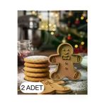 EGATOPTAN egeaa.4434KRB0018AD2egeaa.4444 2Li Gingerbread Adam Zencefilli Adam Şekillendirici Kalıp Kurabiye Oyun Ve Şeker Hamur Kesici