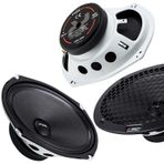 egb FOR-X XMD-3069 OTO MIDRANGE OVAL 6X9 300W KAPAKLI 2 ADET BEYAZ