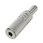 egb Metal 3.5mm Trs Stereo Dişi Jak Ses Kablosu Uzatma Konnektörü (ÇK-15)