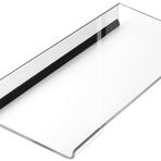 Egchi Bilgisayar Klavye Standı PC Klavye Standı, Akrilik Eğimli Klavye Standı, Ergonomik Yazma için Şeffaf Klavye Tepsisi, Kolay Yazma ve Çalışma için, Silikon Kaymaz Kılıflı Klavye Tutucu
