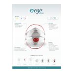 Ege 701 30'lu FFP3 Nr N99 Ventilli Maske