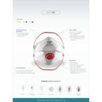 Ege 701 Ffp3 Nr N99 Ventilli Maske10'Lu