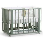 Ege Baby Yeşil Ahşap 4 In 1 Beşik + Junior (Bm) 70 x 110 - Anneyanı, Karyola, Oyun Parkı, Montessori + Junior Yatak