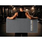 Ege Cotton Fitness Sporcu Havlusu Antrasit %100 Pamuk Ter Emici Antreman Gym Spor Havlusu 50 x 100 - 1 Adet - 50 x 100 cm