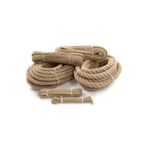 ege çuval 5 Mm 10 Metre Jüt Halat Ip Dekoratif Hasır Ip