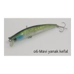 Ege Fısh V Gaga 110MM 16 gr Maket Balık - 06 Mavi Yanak Kefal
