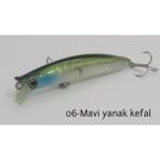 Ege Fısh V Gaga 92MM 15.5 gr Maket Balık - 06 Mavi Yanak Kefal