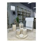 ege gross Traverten Mermer Banyo Seti- 9 Parça -Mermer Banyo Seti