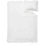 Ege Home Country Bebek Fırfırlı Nevresim Takımı Beyaz - 100 x 150 cm