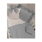 Ege HOME Decoration&Accessories Mia Gri Bebek Nevresim Takımı 100x150