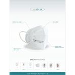 Ege Maske 4014-K Ffp2 Nr N95 Ventilsiz Telli Maske 50'li Yüksek Filtrasyon Özellikli - Beyaz