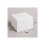 Ege Pastacılık Strafor Köpük 20x20 cm Yükseklik 10 cm Maket Pasta Malzemesi