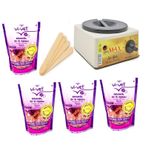 Ege Sir Dpr Max Ağda Makinesi + Vi-Vet Granül Pudralı İnci Ağda 250 G x 4 + Spatula