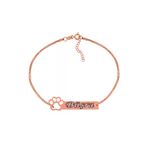 EGE TAKI BR0580017 Gümüş Rose Kişiye Özel İsimli Bileklik