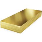Ege Teknik Metal Pirinç 2.5 mm 250x1000 mm Levha Sac Plaka