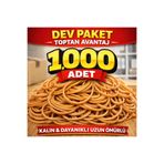 EGE TOPTAN GIDA 1000 Adet Paket Lastiği Kalın Dayanıklı Esnek | Toptan Koli Paketleme Lastiği Uzun Ömürlü