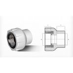Ege Yıldız PPRC Gri 25x3/4 Dişi Adaptör