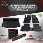 Egea Cross Paspas Bagaj Havuzu 2021 Sonrası 3d Wöller Ultraflex Set