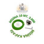 egebahcealetleri MİSİNA MOTORLU TIRPANLAR İÇİN 3.MM 10MT MİSİNA VE ÖRÜMCEK BAŞLIK KAFA