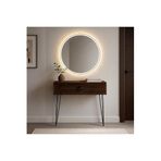Egecan Mobilya Barok Metal Ayaklı Modern Dresuar – 80x20x20 cm, Suntalam, Minimalist Antre ve Salon Konsol Dolabı