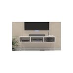 Egecan Mobilya Beyaz 130 Cm Modern TV Ünitesi Televizyon Sehpası Askıda TV Ünitesi