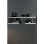 Egecan Mobilya Beyaz 80 Cm Duvar Rafı Kitaplık