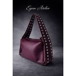 Egem Atelier Zımbalı Kol Çantası - Bordo