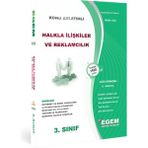 Egem Eğitim Yayınları AÖF 3. Sınıf Halkla İlişkiler ve Reklamcılık(Güz Dönemi) Konu Anlatımlı Soru Bankası Tüm Dersler
