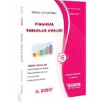 Egem Eğitim Yayınları AÖF 4. Sınıf Finansal Tablolar Analizi Bahar Dönemi Konu Anlatımlı Soru Bankası
