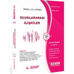 Egem Eğitim Yayınları AÖF 4. Sınıf Uluslararası İlişkiler Bahar Dönemi Konu Anlatımlı Soru Bankası