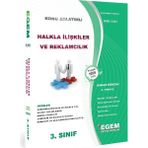 Egem Eğitim Yayınları Halkla İlişkiler ve Reklamcılık 3. Sınıf 6. Yarıyıl Tüm Dersler Konu Anlatımlı Çözümlü Soru Bankası Bahar