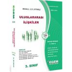 Egem Eğitim Yayınları Uluslararası İlişkiler 3. Sınıf 6. Yarıyıl Konu Anlatımlı Çözümlü Soru Bankası Tüm Dersler Bahar