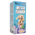 Egenis Mega Tower Cezalı Jenga -Cezalı Tower - Ahşap Büyük Boy 54 Parça