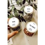 EGESTA 110 Adet Beyaz Modern Tasarım Yıkanabilir Baharat Bakliyat Kavanoz Etiketi Beyaz Sticker - Yuvarlak