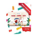 EGEV ÇOCUK Bak-Gör-Çiz Dikkat Geliştirme Kitabı