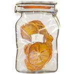 EGEYE DÖNÜŞ Kurusu (dilim) - 50 Gr. - Kavanoz Görünümlü Kilitli Poşet - Kilitli Saklama Poşeti Cennet Hurması