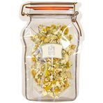 EGEYE DÖNÜŞ Papatya Çiçeği (Bitki Çayı) - 25 Gr. - Kavanoz Görünümlü Kilitli Poşet - Kilitli Saklama Poşeti