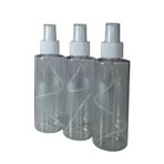EGGDEN 150ml Sprey Başlıklı Kolonya Dezenfektan Şeffaf Boş Pet Şişe – 3 Adet