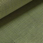 Eğimli karbon fiber kumaş 200gsm 1100D Sarı Kevlar ve 3K Karbon Elyaf Karışık Kumaş 2x2 Twill/Tahıl Karbon Kevlar Kumaş Aramid Elyaf 40" / 100cm Genişlik(1m x 2m 200g W Grain)