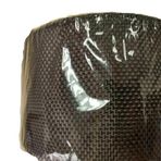 Eğimli karbon fiber kumaş Siyah Gerçek Karbon Fiber Kumaş Örgü Kemer Düz Dokuma Kumaş 20mm/30mm Genişliğinde 3K 280gsm-Boyut Seçin(25mm x 3m)